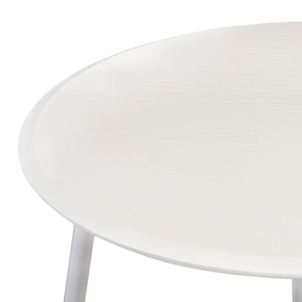 Стол круглый Сканди 940 опоры белые 