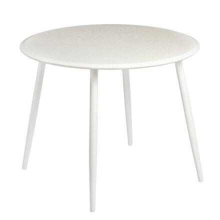 Стол круглый Сканди 1050 опоры белые  